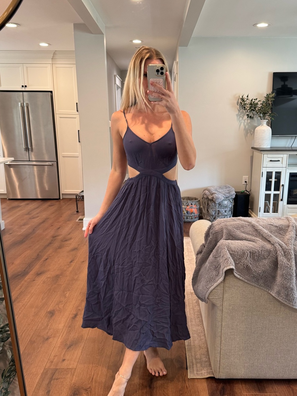 Aerie Cutout Maxi Dress S